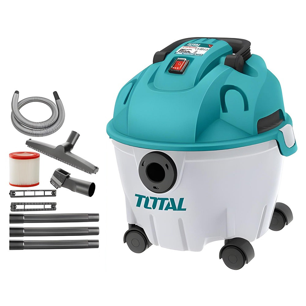 ASPIRADORA Y SOPLADORA HÚMEDO/SECO 10L 1200W – TOTAL