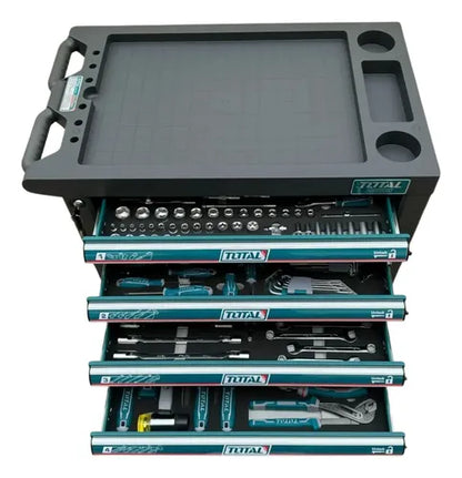 CARRO PORTA HERRAMIENTA CON 356 PZS INDUSTRIAL SUPER TOTAL