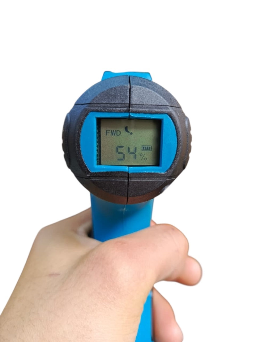 TALADRO PERCUTOR PROWER 36V PANTALLA LCD azul