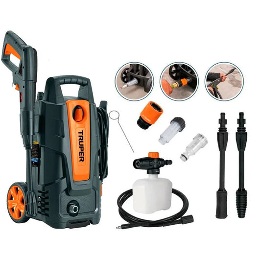 HIDROLAVADORA ELÉCTRICA 1500 PSI CON JABONERA – TRUPER