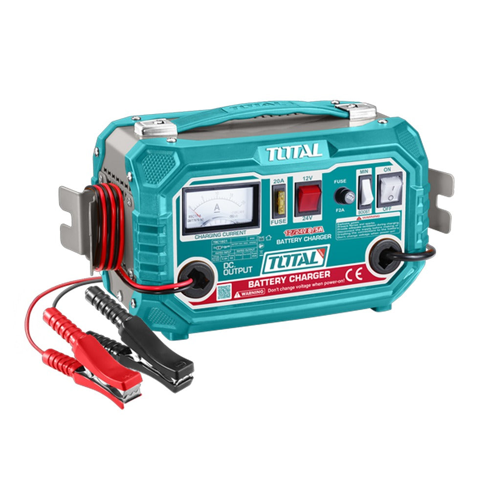 CARGADOR DE BATERIA PARA CARRO 12V-24V 8-5AMP TOTAL