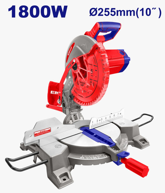 SIERRA INGLETADORA INDUSTRIAL 10” 1800W – EMTOP